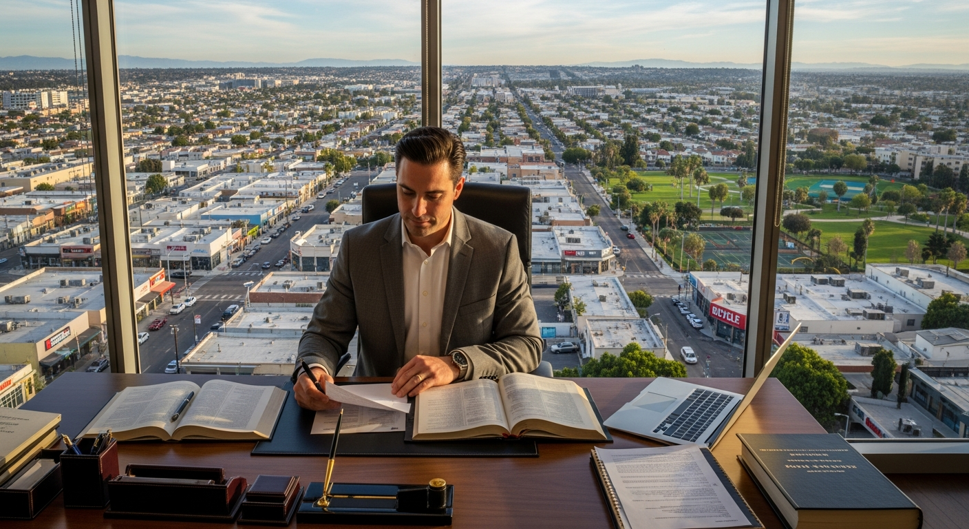 Source: Compass Law Group | Attorney with grieving family | Bell Gardens, CA