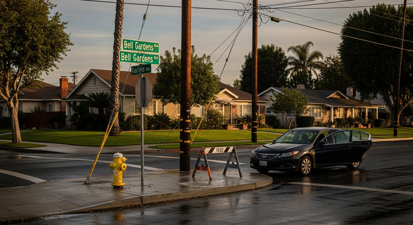 Source: Compass Law Group | Memorial at roadside scene | Bell Gardens, CA