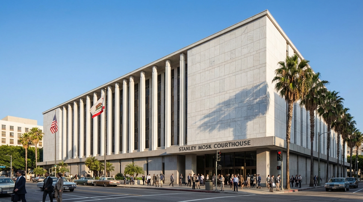 Stanley Mosk Courthouse on Hill Street Downtown LA | Oakland, CA